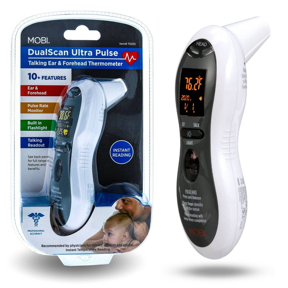 Thermomètre parlant DualScan Ultra Pulse de Mobi Technologies