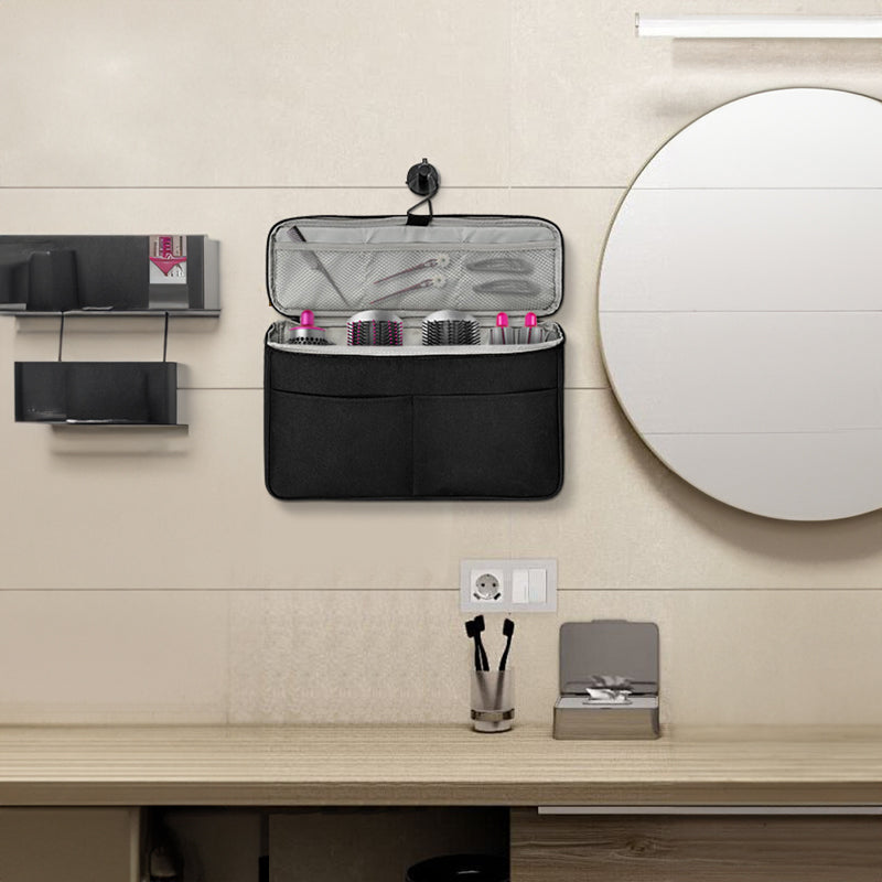 travel storage bag compatible with Dyson Airwrap Styler, a portable organizer with multi-pockets for hair curler and attachments - Korvel