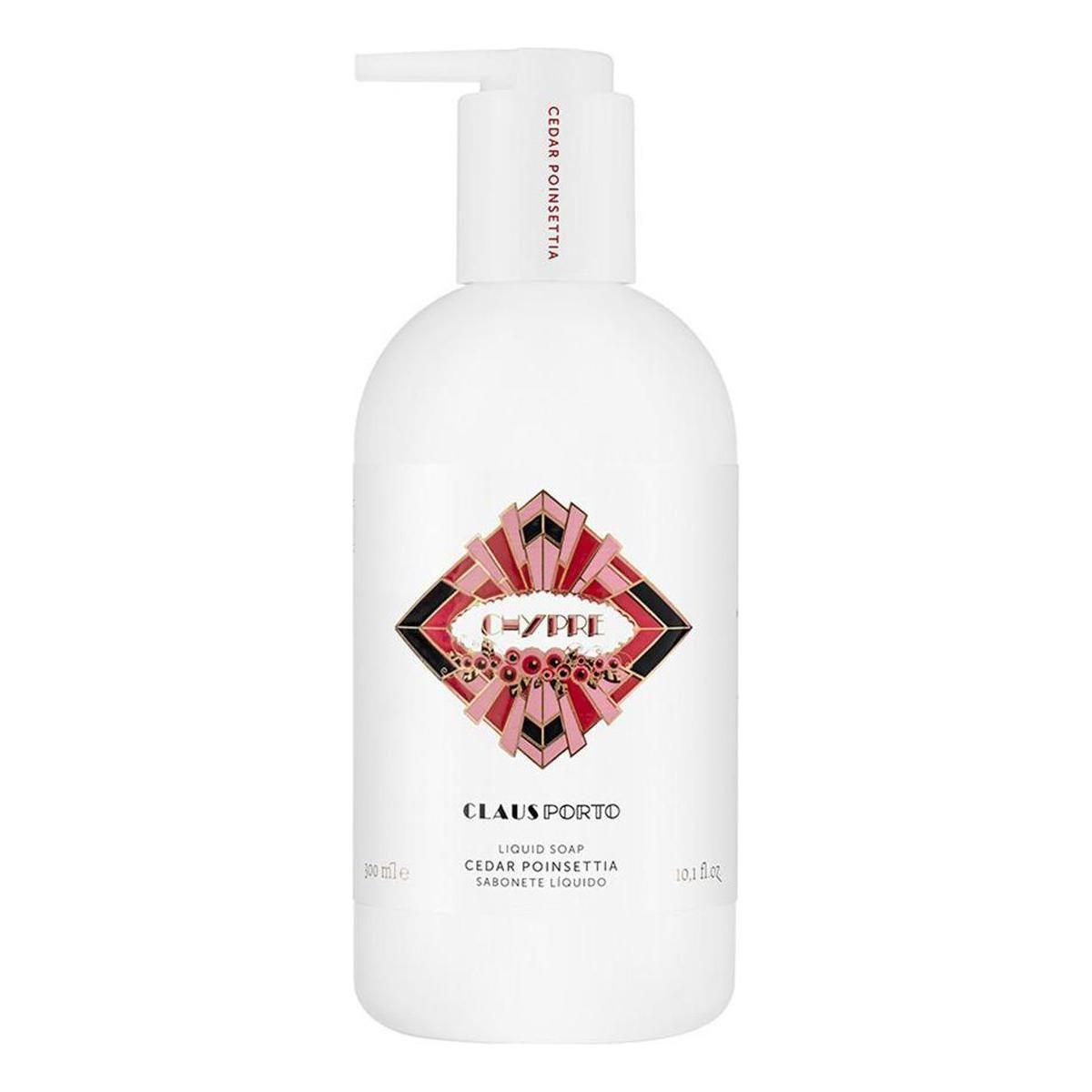 Savon Liquide Claus Porto Chypre Cèdre Poinsettia 10,1 oz
