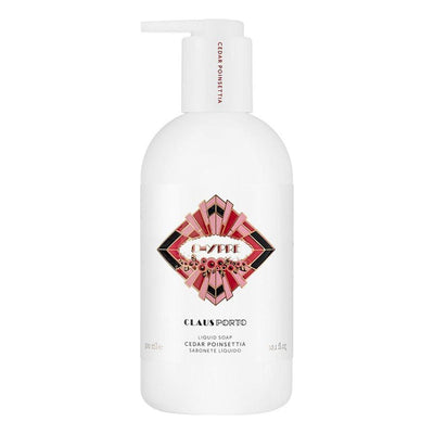 Claus Porto Chypre Cedar Poinsettia Liquid Soap 10.1 oz
