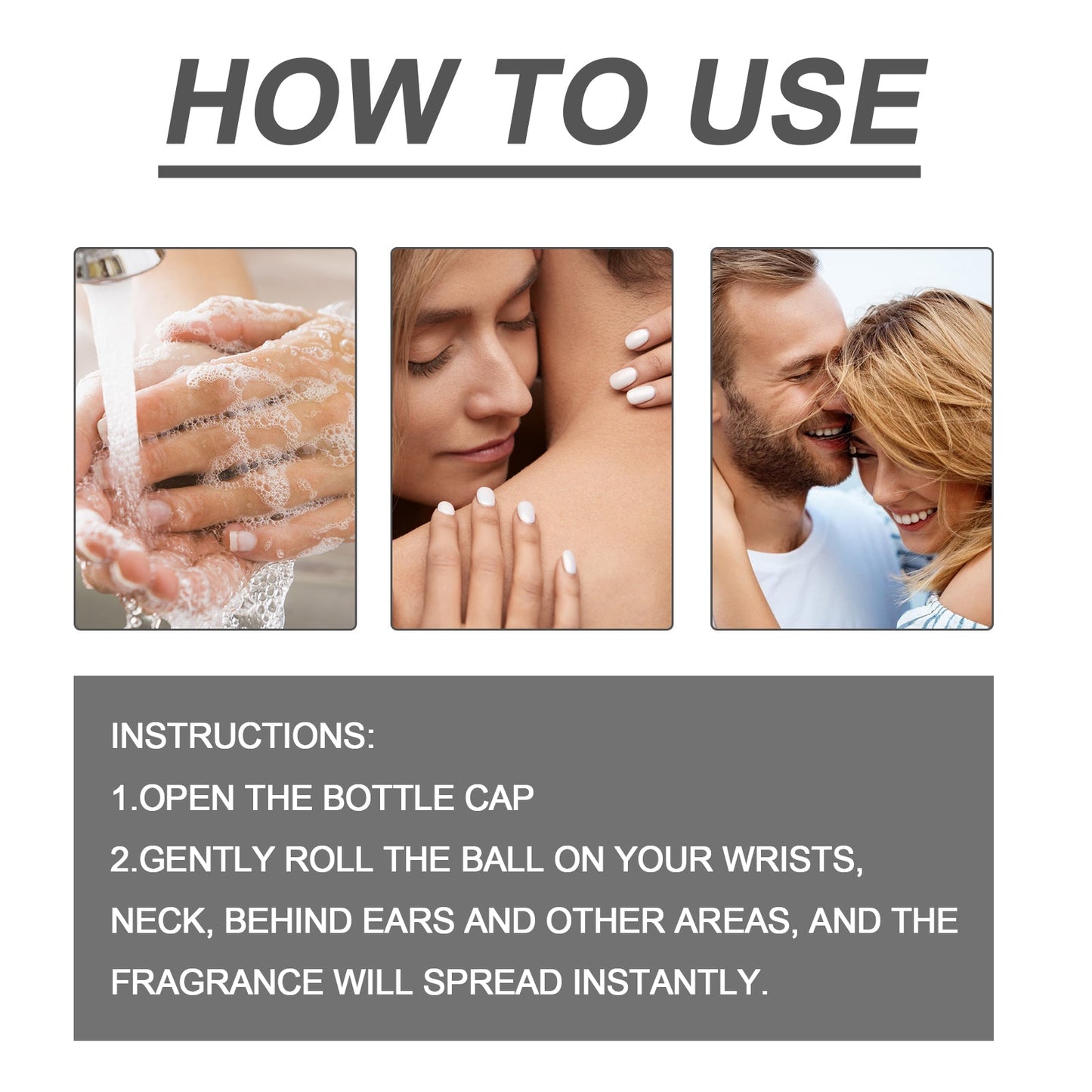 Roll On Perfume, Natural Fresh Lasting Fragrance Dating Atmosphere Portable Niche Perfume - Korvel