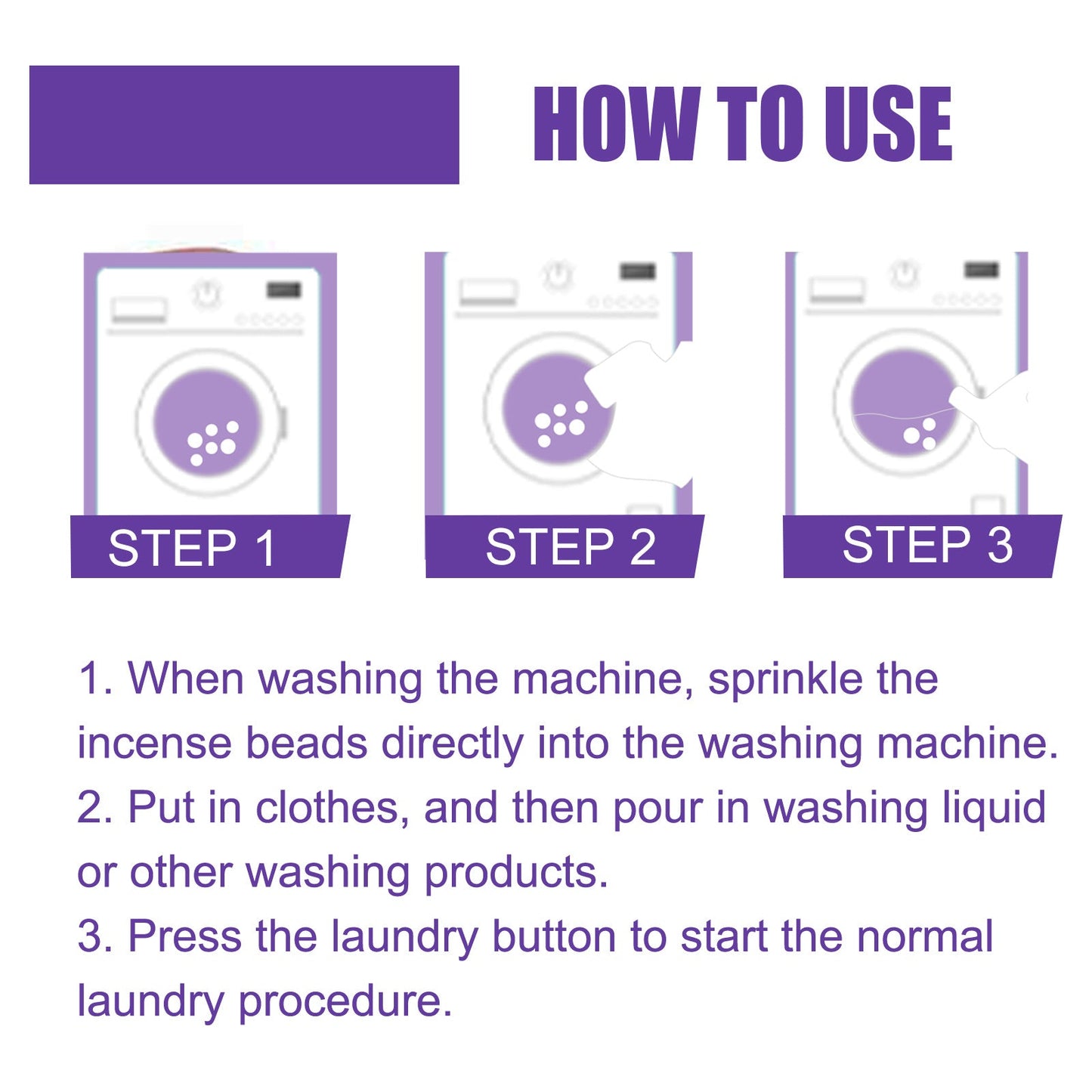 Lavender Laundry Perfume Beads, Laundry Decontamination Protective Clothing Soft Lasting Fragrance Beads - Korvel