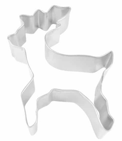 Reindeer Cookie Cutter - 4" Tin