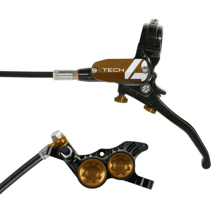 Frein à disque Hope Tech 4 V4 Droit/Arrière 74mm Noir/Bronze