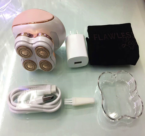 Épilateur rechargeable FLAWLESS LEGS pour l'épilation du corps