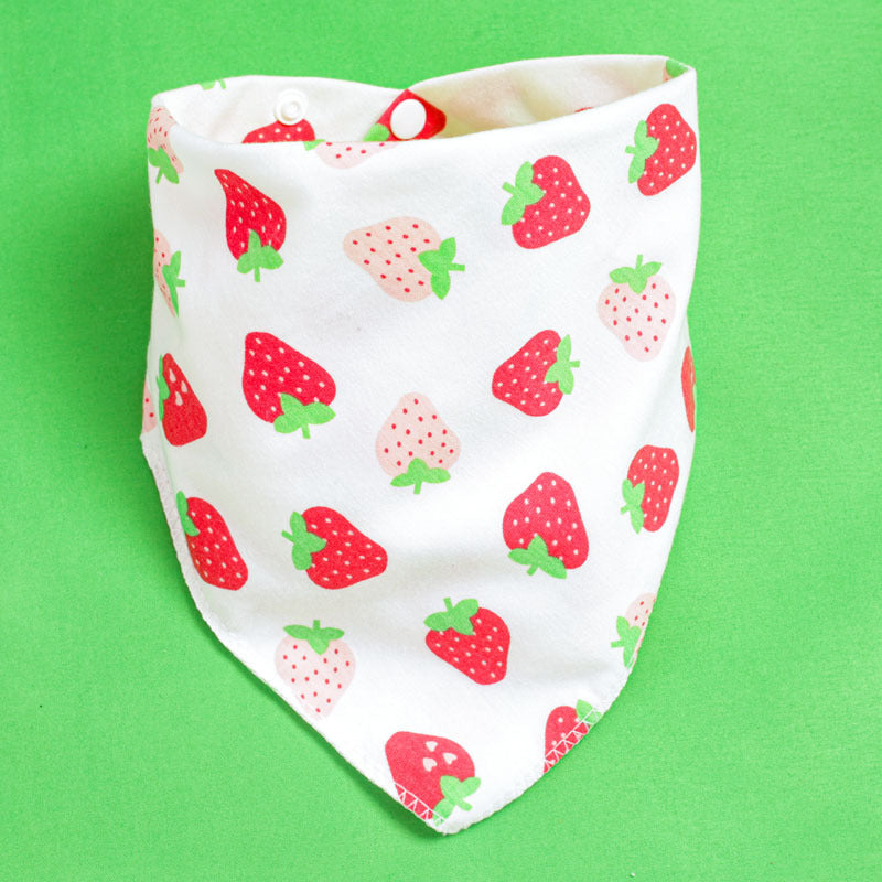 Baby Drooling Towel Baby Triangle Towel Double Layer According To The Buckle Newborn Children's Headscarf Bib Scarf - Korvel