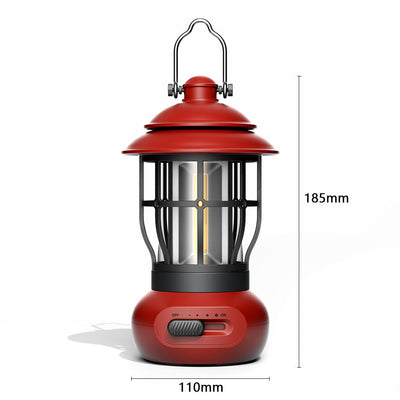 Vintage USB Camping Light for Outdoor Ambience