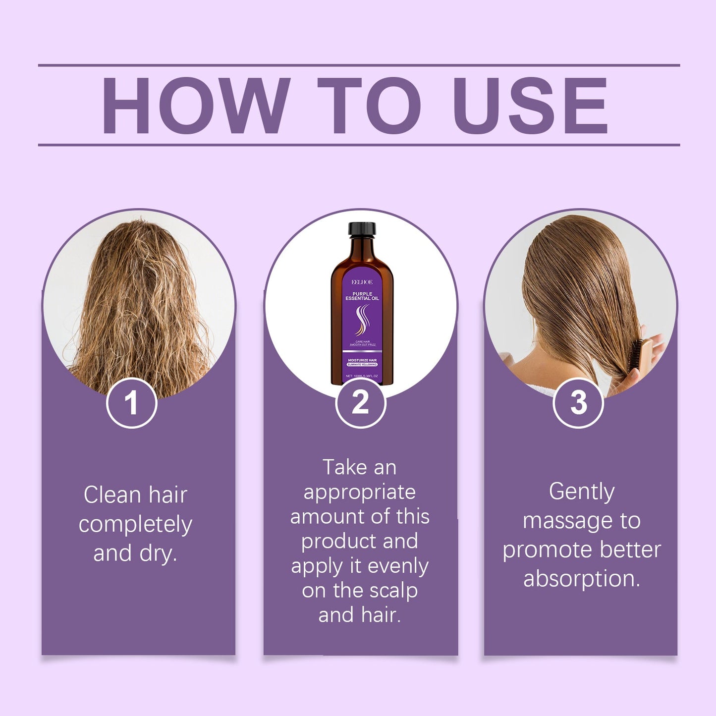 Morocco Hair Care Essential Oil Moisturizes And Restores Dry Hair And Smooth Hair - Korvel