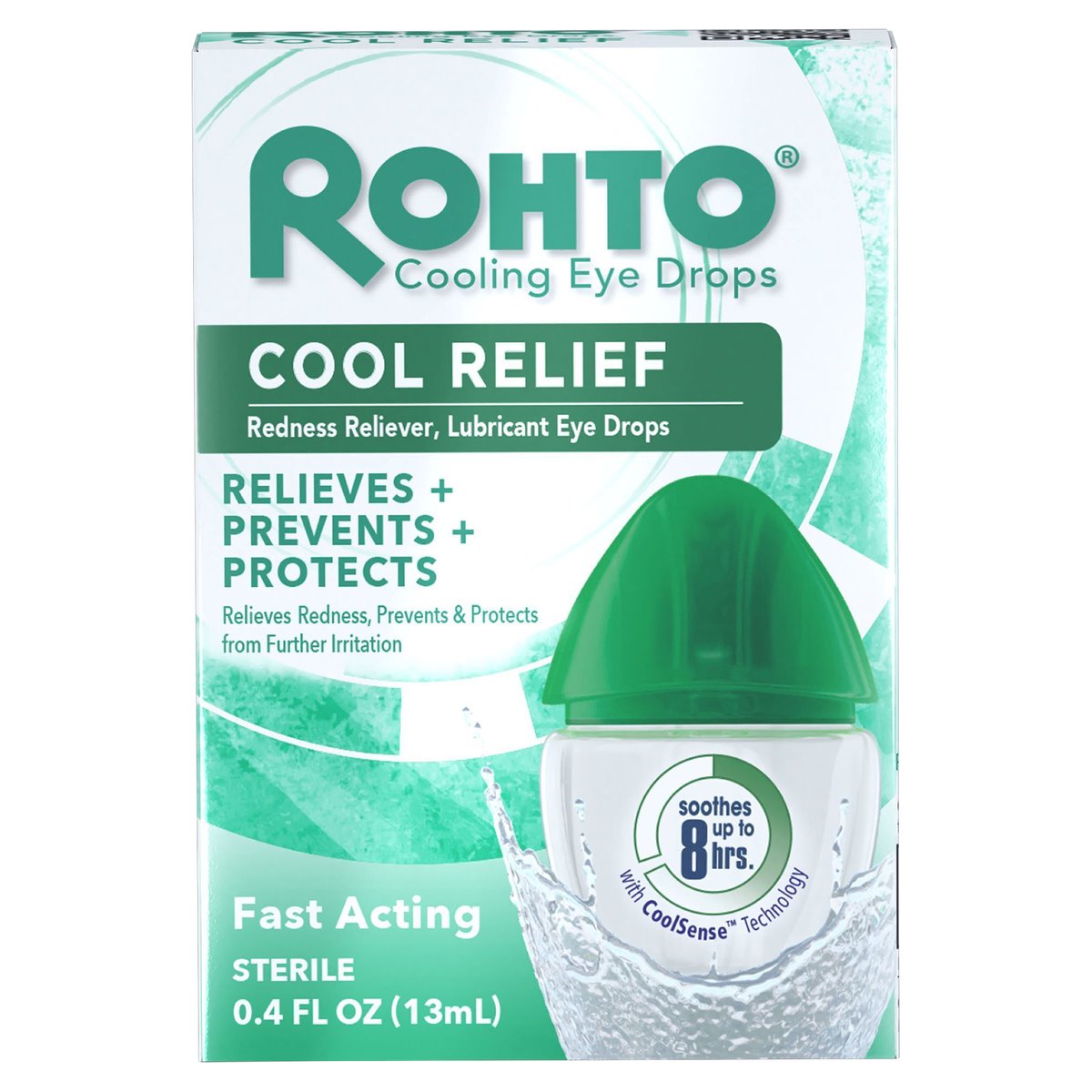Gouttes oculaires Rohto Cool Relief - 0,4 fl oz
