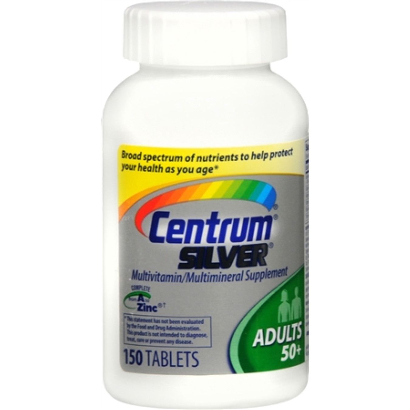 Centrum Silver Multivitamin pour Adultes de 50 Ans et Plus