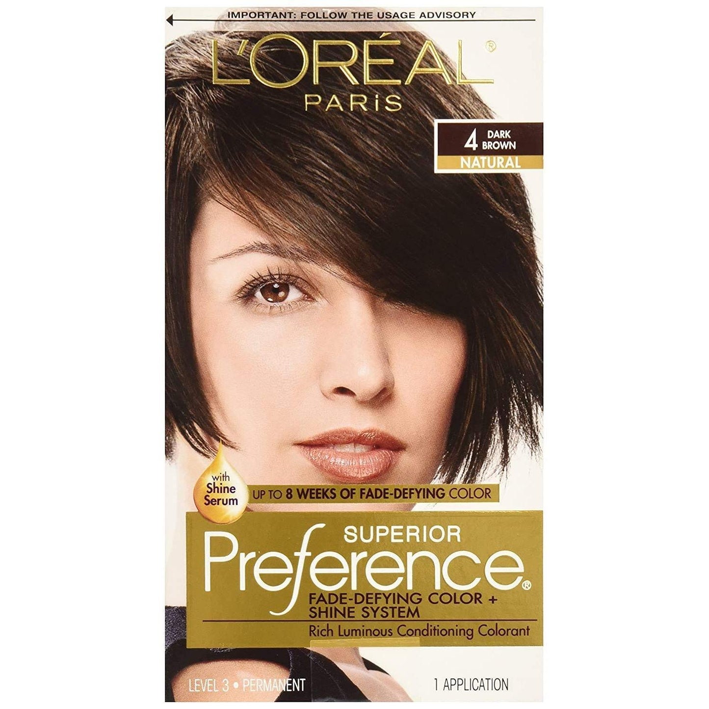 L'Oreal Paris Superior Preference 4 Color de Cabello Marrón Oscuro