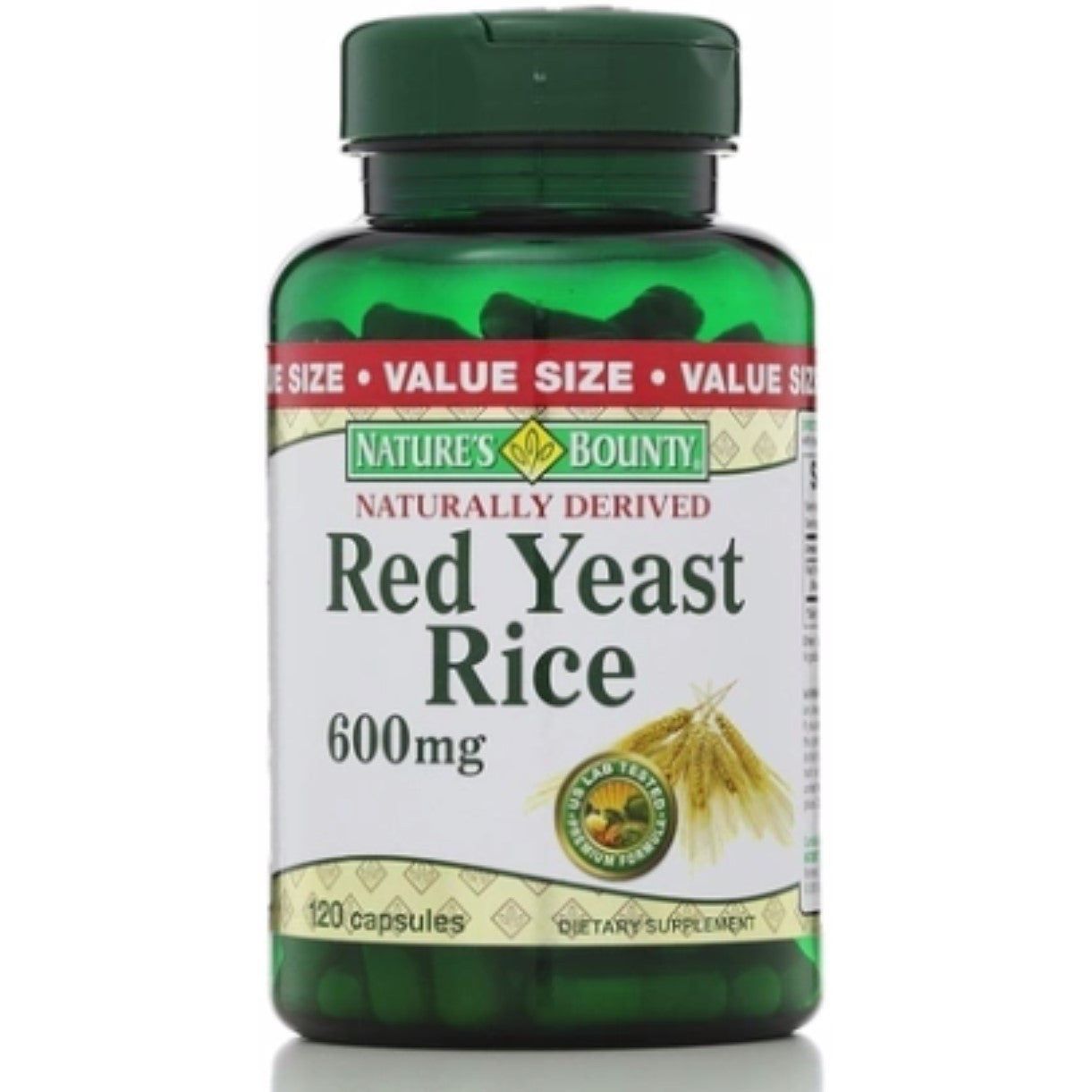 Cápsulas de Arroz Rojo de Nature's Bounty 600 Mg