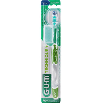 GUM Technique Manual Toothbrush - Medium Bristles, Assorted Colors