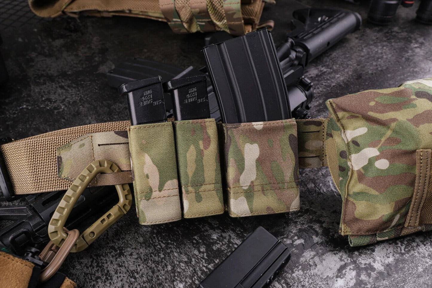 KRYDEX Tactical 9mm Pistol Magazine Pouch - Multicam