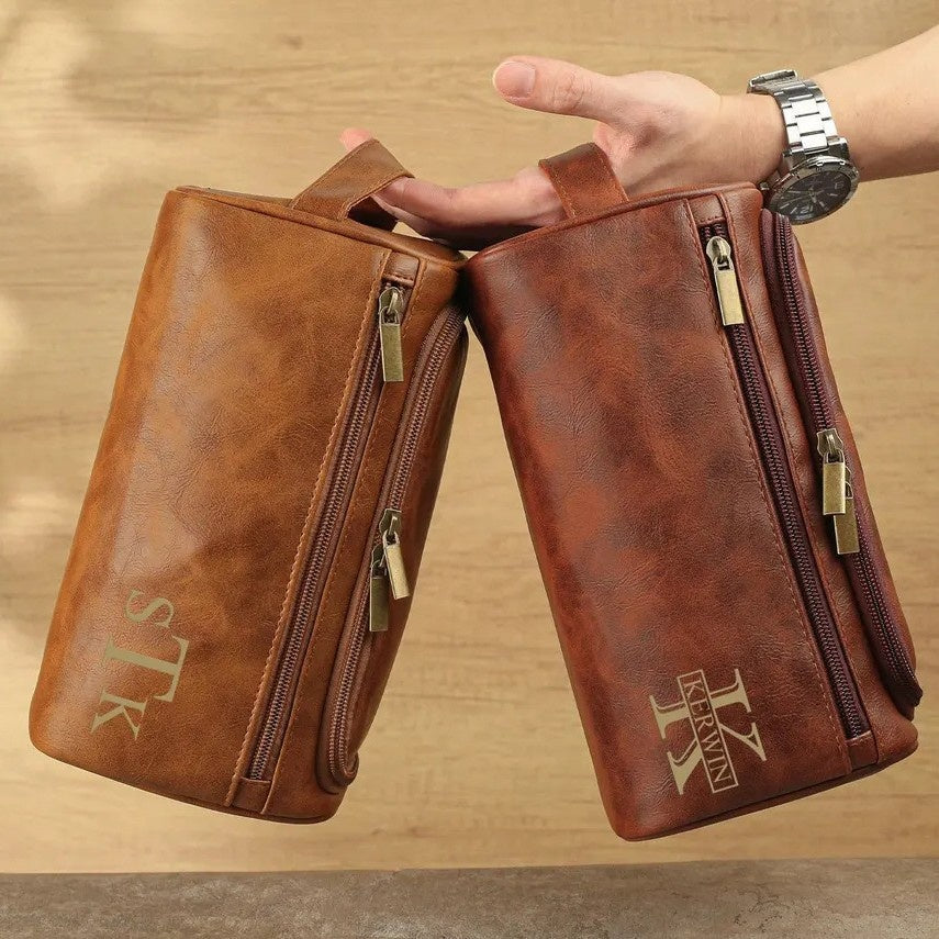 Men's Premium Personalized Travel Toiletry Bag