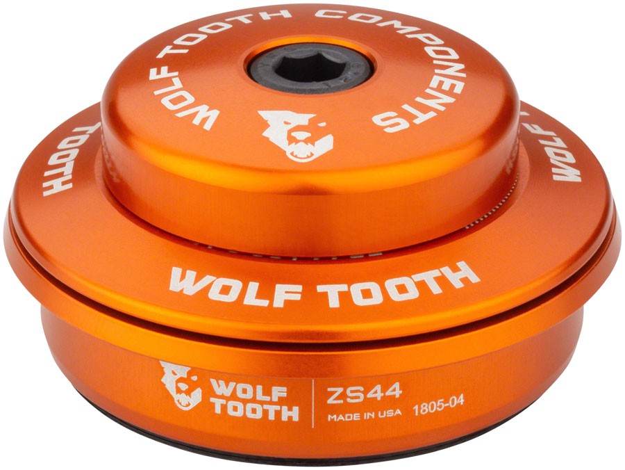Casque de performance Wolf Tooth - ZS44/28.6 supérieur 6 mm empilement orange