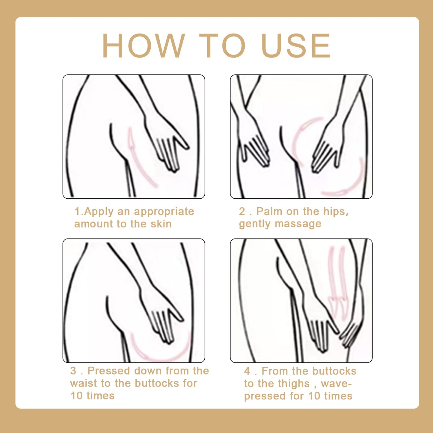Huile essentielle premium pour le soin de la peau des fesses