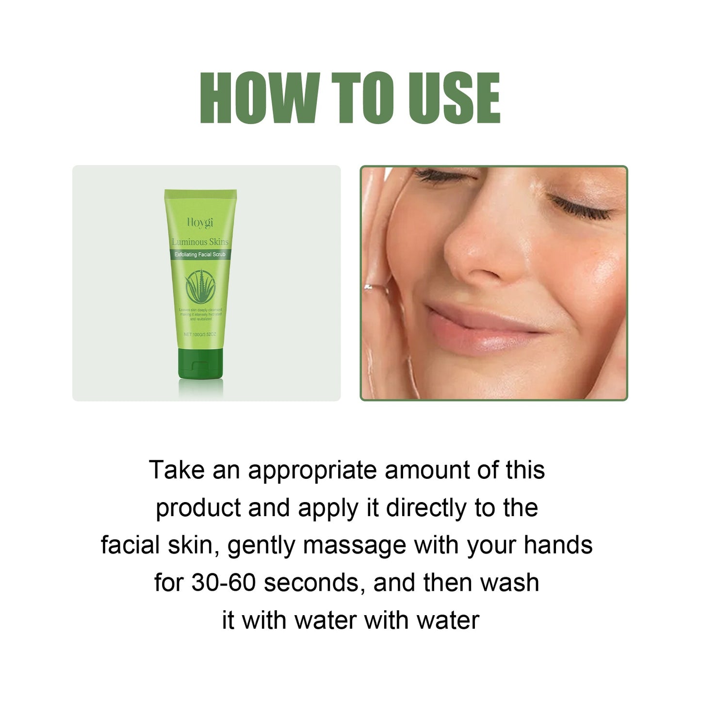 Exfoliante Facial Premium para una Piel Limpia y Refrescante