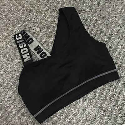 Sostenedor Deportivo Premium con Corte de Letras para Mujeres Activas