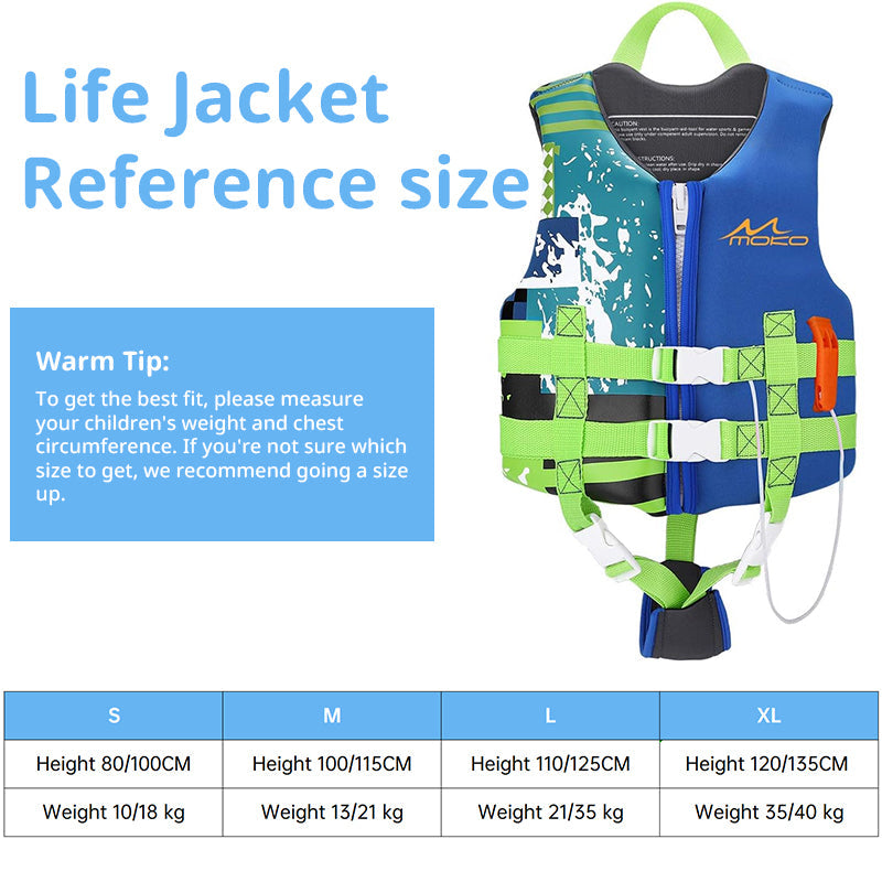 Premium Kids' High-Buoyancy Swim Vest for Water Safety