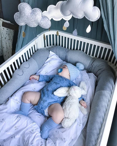 Soft Crocodile Plush Pillow - Bed Rails Crib Bumper Animal Shape Nursery Cradle Decor, Best Gift For Baby Toddler and Children - Korvel