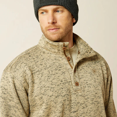 Ariat Men's Caldwell 1/4 Button Sweater - Stylish Comfort - Korvel