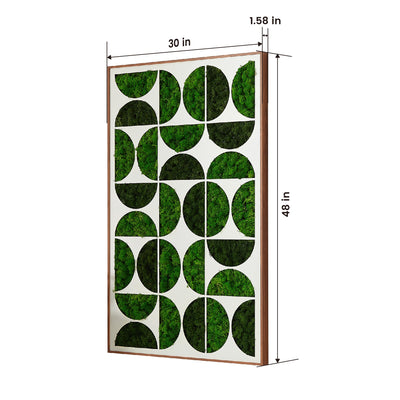 Moony Moss Wall Art Metal Decor