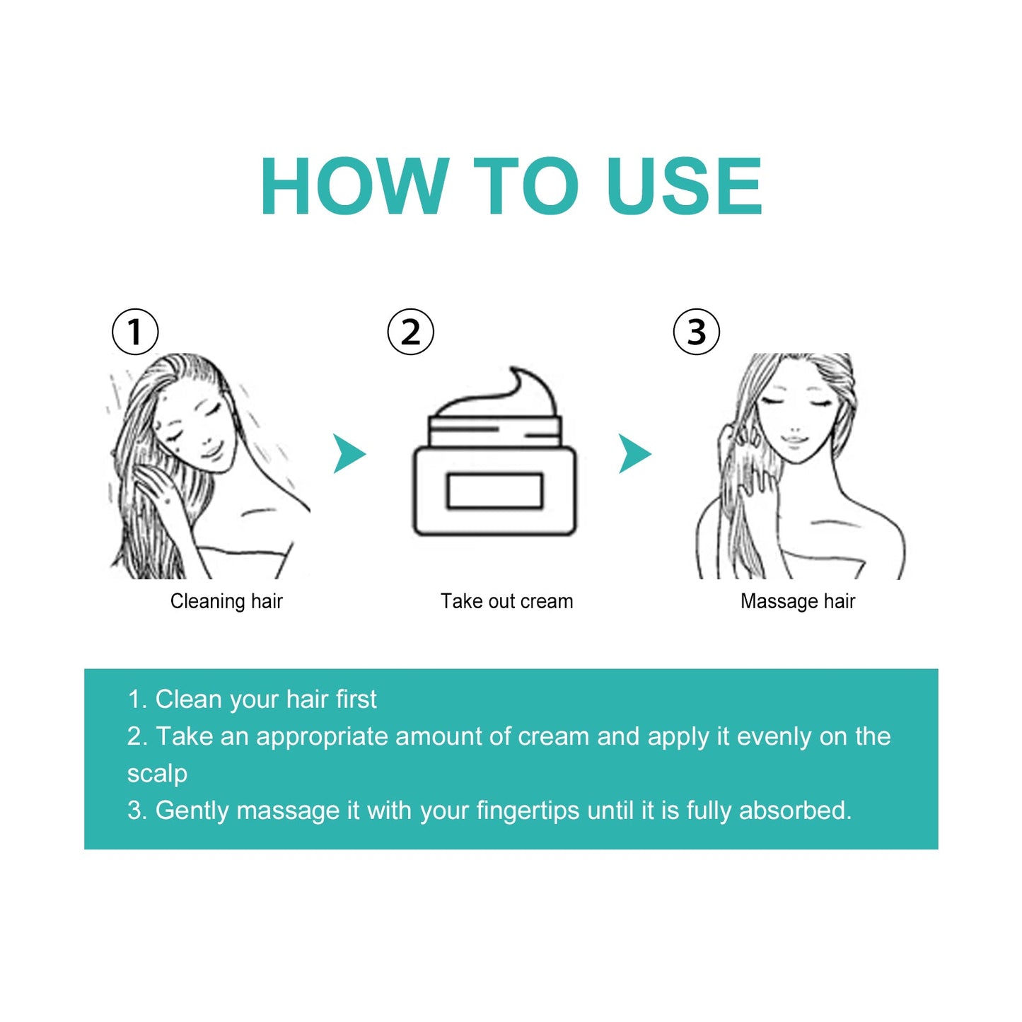 Crema para el Cuidado del Cabello con Romero para Reparación Intensiva y Alisado