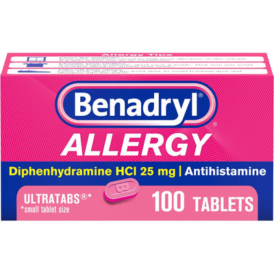 Benadryl Ultratabs Antihistamine Relief Tablets