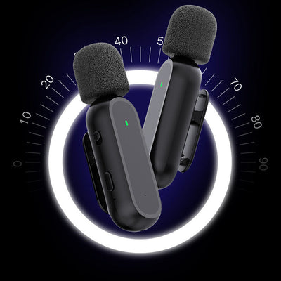 K61 Wireless Lavalier Microphone for Streaming and Broadcast