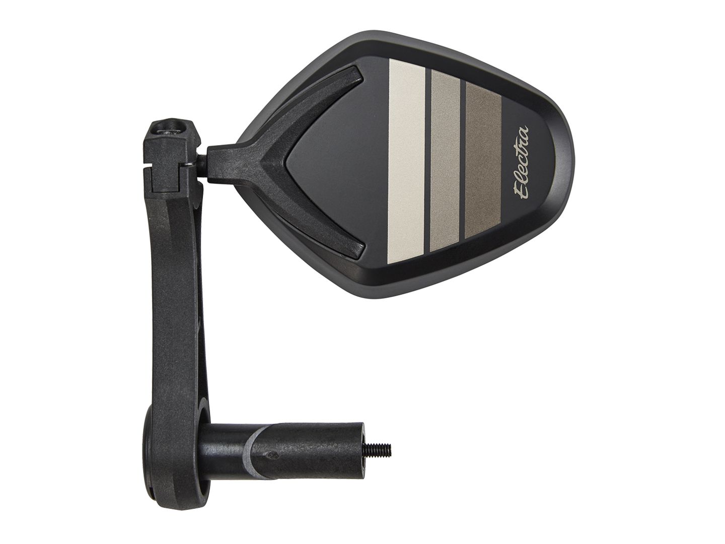 Miroir Electra Bar End Retrostripe Noir Mat