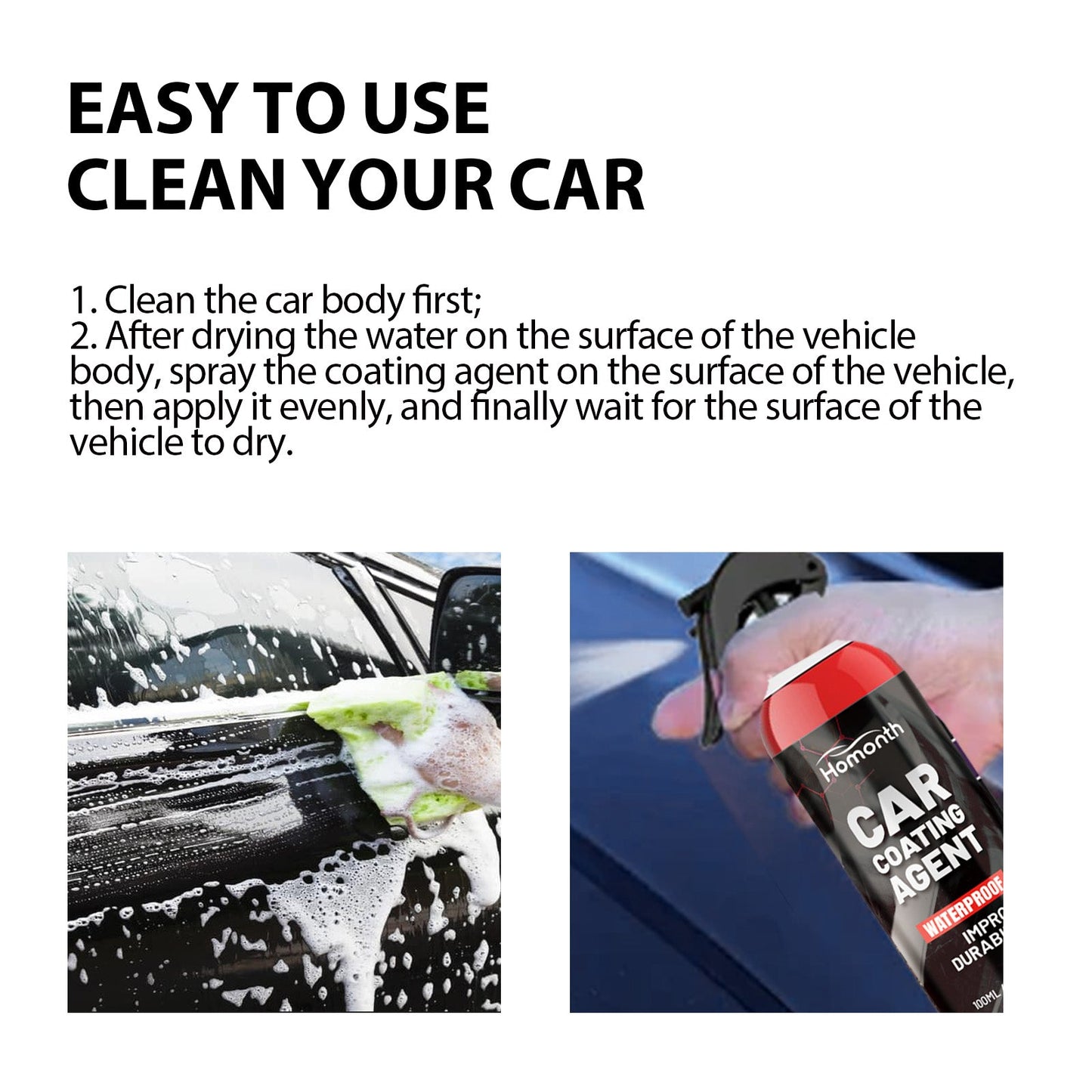 Car Coating Agent, Car And Car Paint Multi-Purpose Renovation Clean Plating Crystal Coating Maintenance And Repair Spray - Korvel