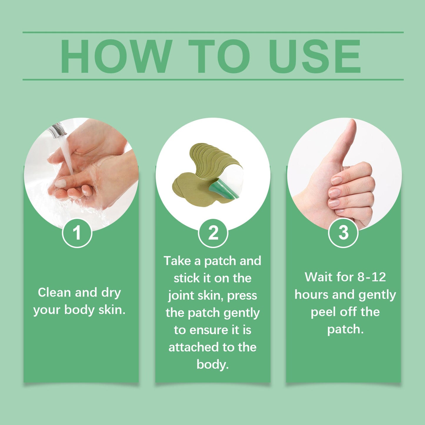 Parche Herbal para el Cuidado de las Articulaciones para un Alivio Suave