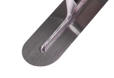 High Quality Stainless Trimming shovel, 35 Cm x 5 cm, very suitable for buckets, slate, plaster, concrete, curved handle, high c - Korvel