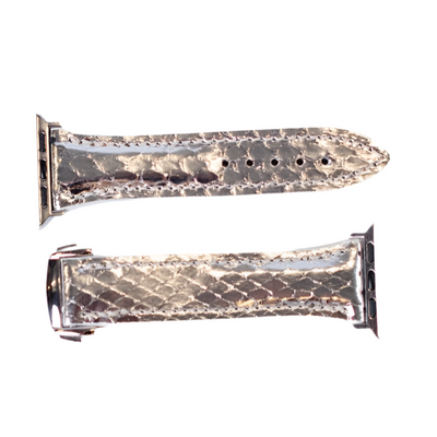 Banda Premium de Metal Plateado para Apple Watch