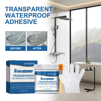 Transparent Waterproof Adhesive for Home Repairs