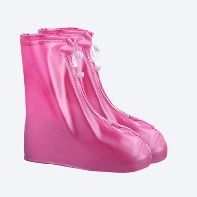 Waterproof, non-slip reusable shoe covers (PVC/silicone sole) – for rain/snow, unisex. - Korvel