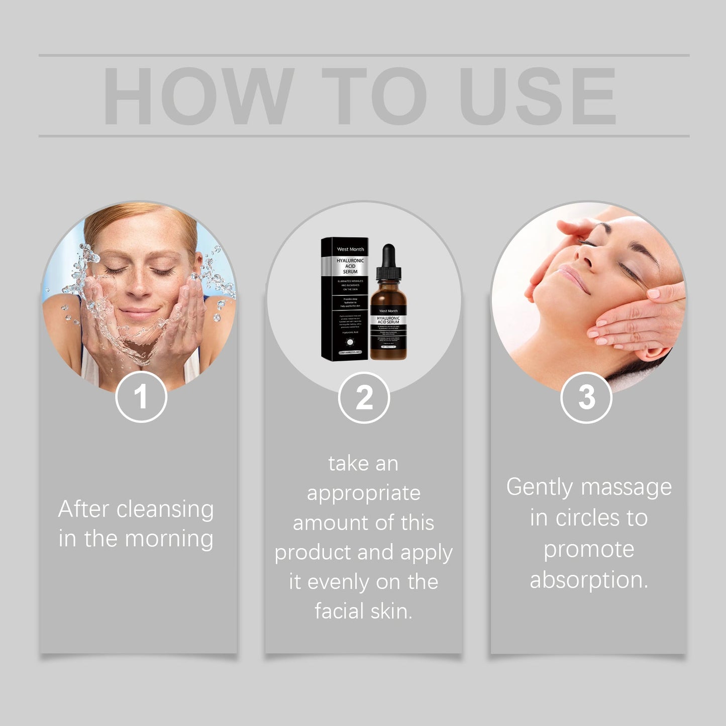 Hyaluronic Acid Facial Essence, Skin Hydrating Care Hydrating Skin Care Essence - Korvel