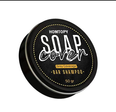 Men's shampoo soap, white hair soap, turn black hair into smooth and smooth essential oil soap, cleansing soap - Korvel