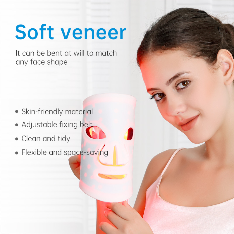 Appareil de beauté à lumière LED couleur pour usage domestique