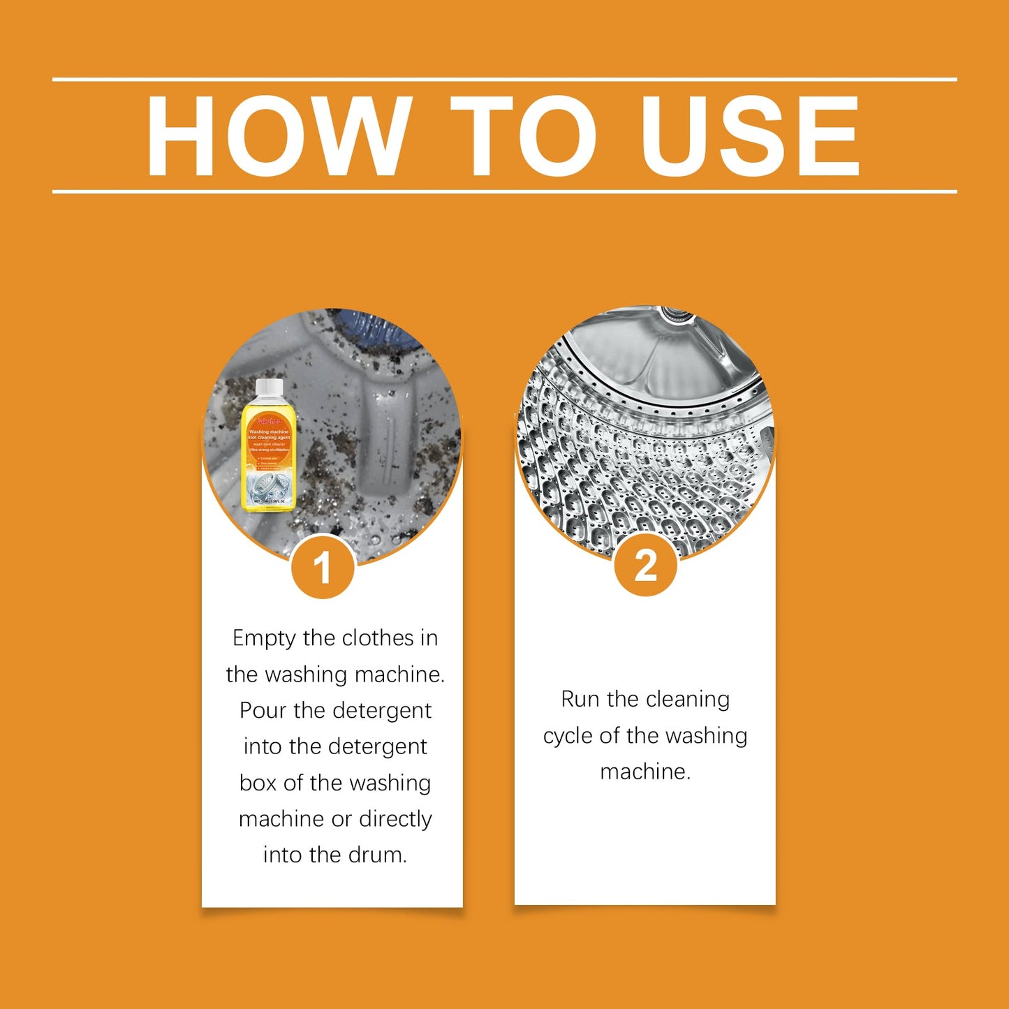 washing machine tank cleaner fully automatic washing machine cleaner decontamination liquid pulsator drum cleaner - Korvel