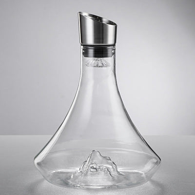 Wine Decanter Built-in Aerator Pourer, Wine Carafe Red Wine Decanter 1000ml - Korvel