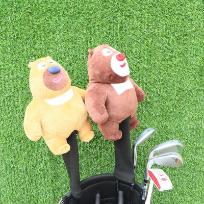 Golf club cover animal cap cover 3/5 wooden club cover - Korvel