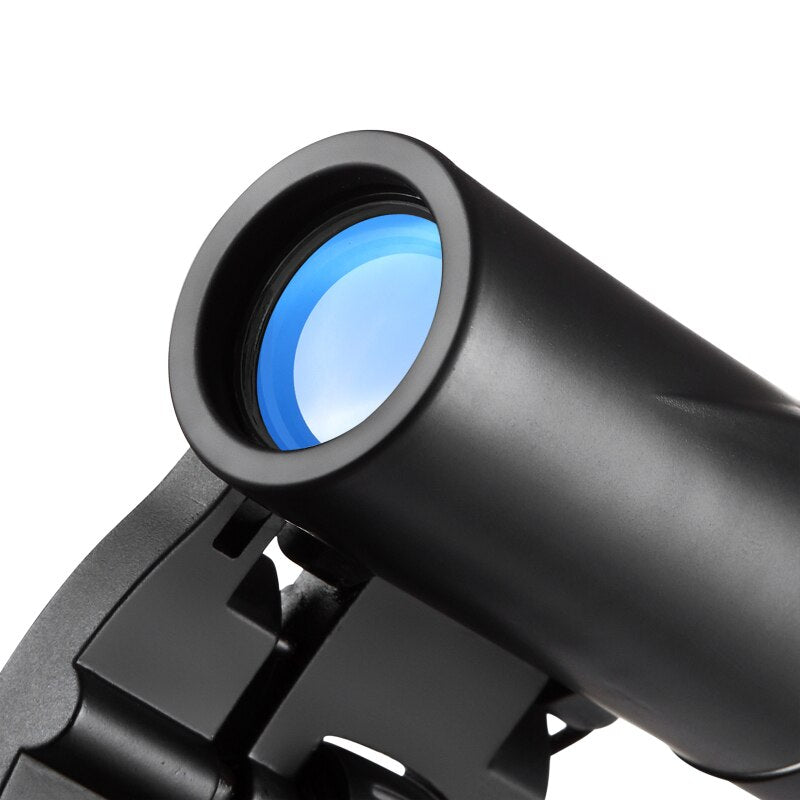 8x21 Compact Zoom Binoculars Long Range Folding HD Powerful Mini Telescope Bak4 FMC Optics Hunting Sports Black Kids Telescope - Korvel