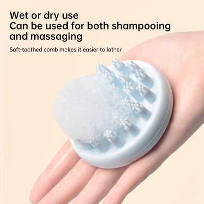Baby Silicone Shampoo Scalp Massage Body Clean Scrub Feel Bath Brush - Korvel