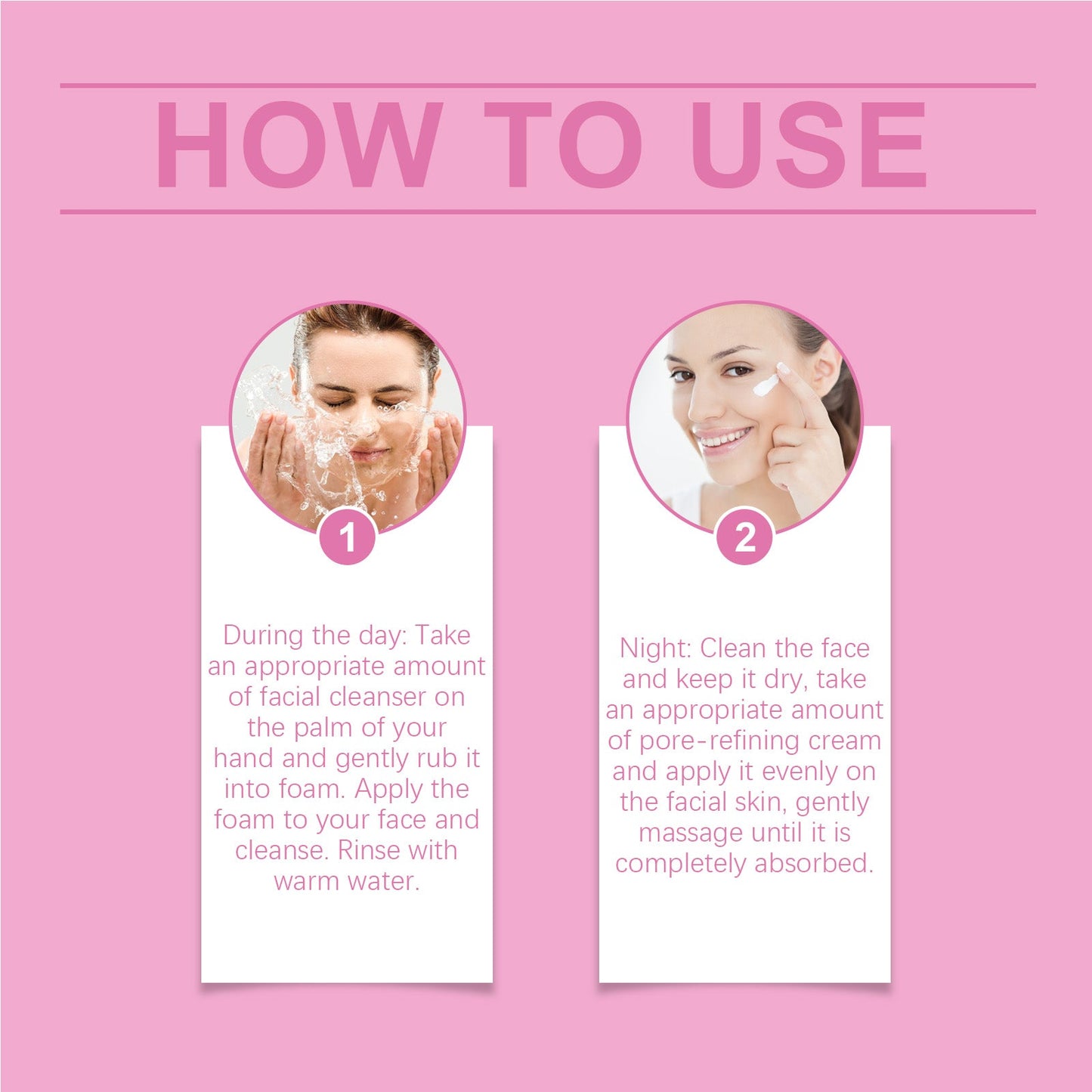 Pore Refinement Essence Set, Deeply Clean The Skin And Fine Pore Skin Cream - Korvel