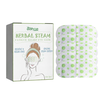 Herbal Steam Fatigue Relief Eye Mask, Relieve Eye Strain And Eye Discomfort Herbal Essence Hot Compress Eye Mask - Korvel