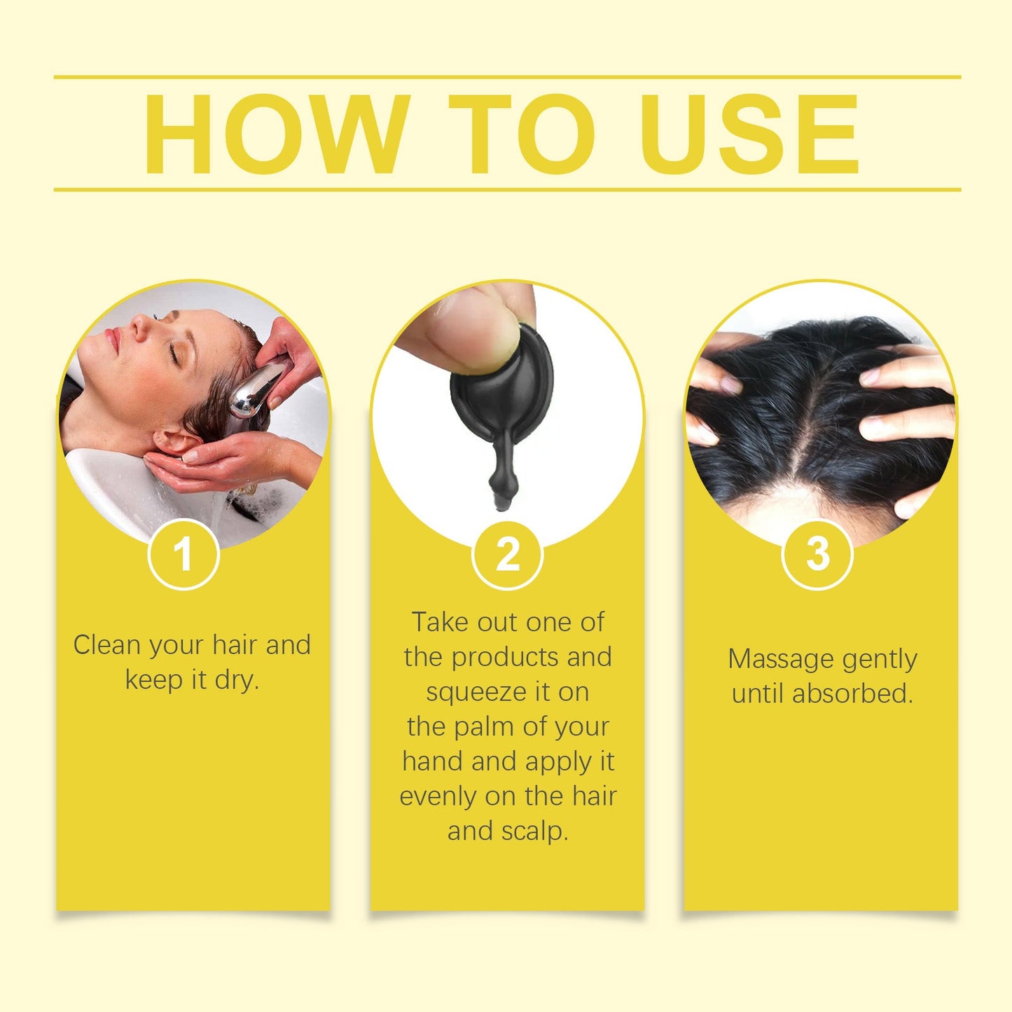 Black Sesame Oil Hair Care Capsules Nourish And Repair Dry Hair And Smooth Hair Care Essential Oil - Korvel