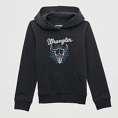 Wrangler Boys Steer Head Graphic Hoodie - Korvel