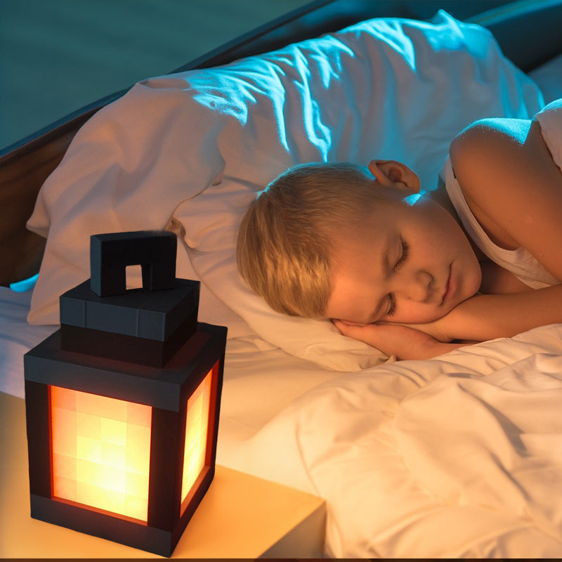 Pixel wall night light, USB hanging torch, bedroom/gaming/kids' room decor. - Korvel